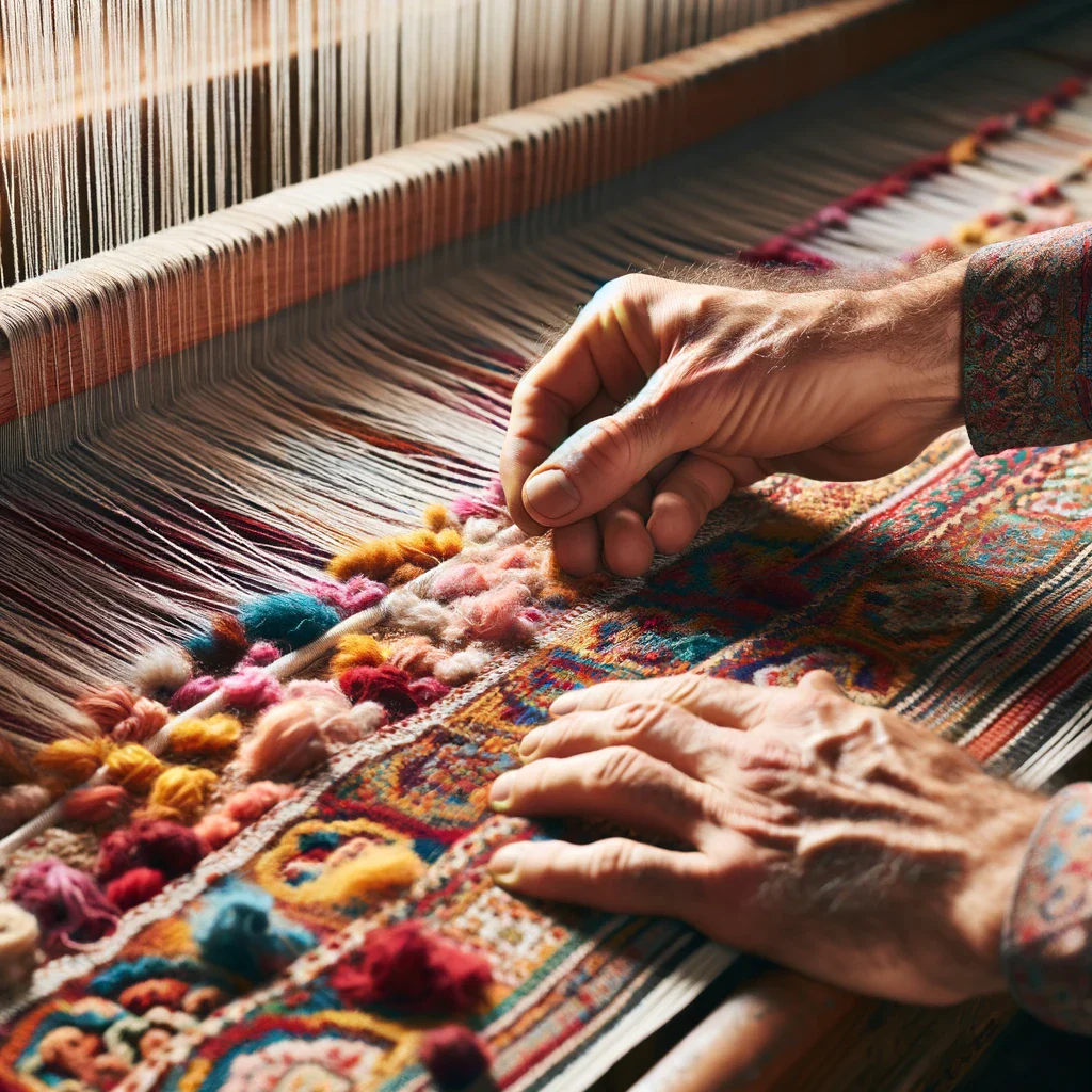 Formation_tissage_iranien_Tapis_noue_a_la_main